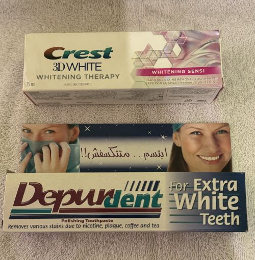 Whitening toothpaste